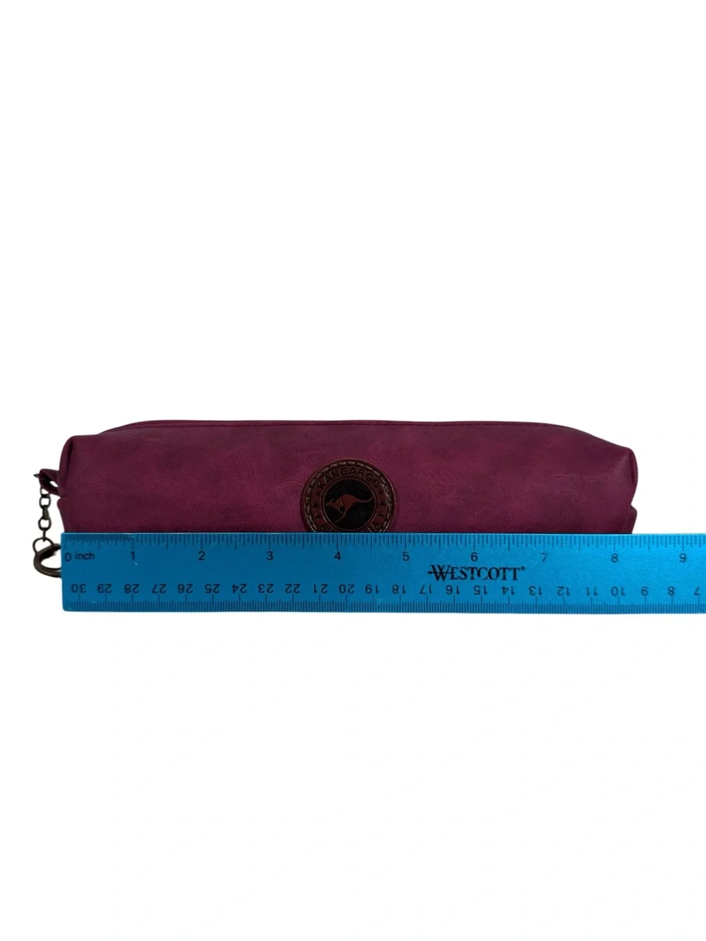 I Love AUS Kangaroo Australia Pencil Case Pouch Purple
